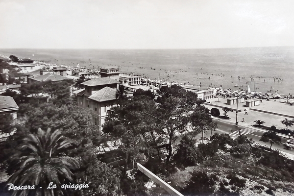 Cartolina - Pescara - La Spiaggia - 1964 ca.