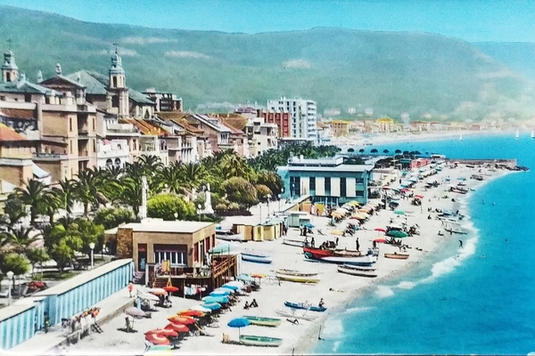 Cartolina - Riviera delle Palme - Pietra Ligure - Stabilimento …
