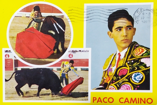 Cartolina - Attore e matador spagnolo Paco Camino Sánchez - …