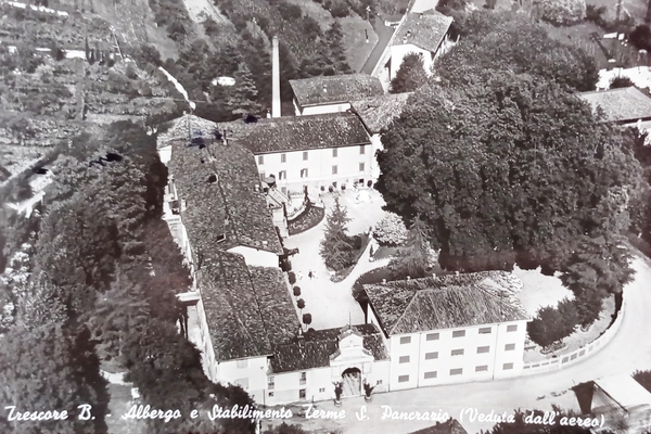 Cartolina - Trescore B. Albergo e Stabilimento Terme S. Pancrazio …