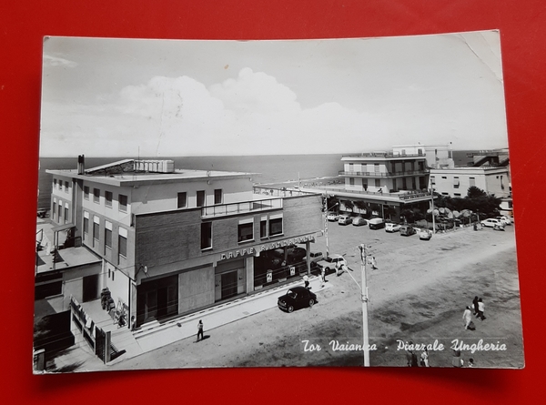 Cartolina Torvaianica - Piazzale Ungheria - 1963