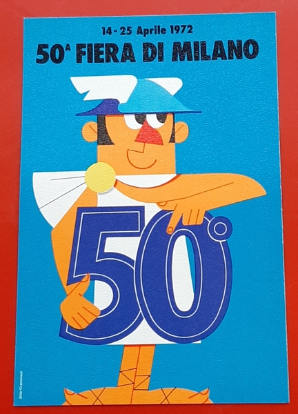 Cartolina 14 - 25 Aprile 1972 - 50° Fiera di …