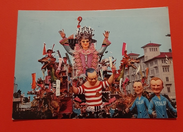 Cartolina Carnevale di Viareggio - Corso Mascherato - 1968
