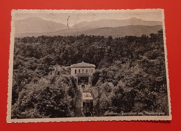 Cartolina Avellino - Funicolare per Montevergine - 1957