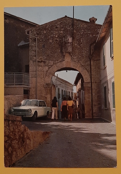 Cartolina Scanno m. 1050 - Porta della Croce - 1977