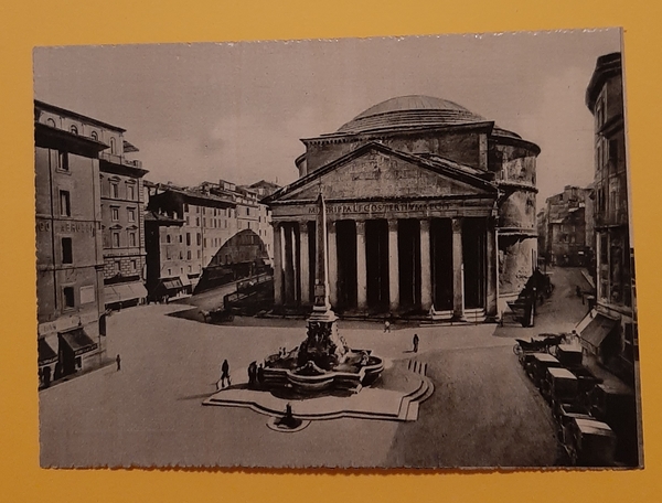 Cartolina Roma - Il Panteon - 1950