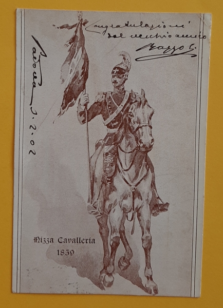 Cartolina Nizza Cavalleria 1859 - 1903