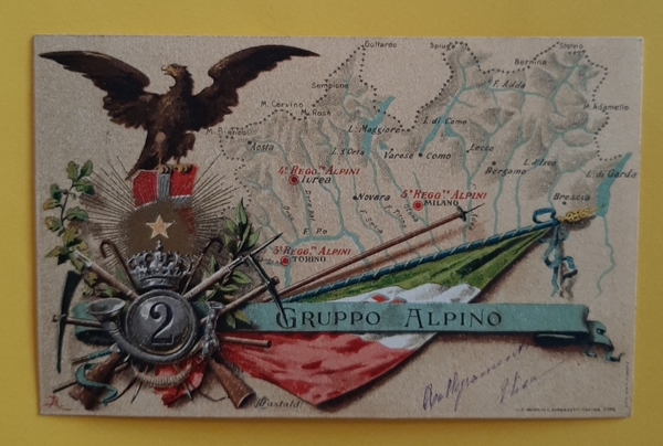 Cartolina Gruppo Alpino - 1903