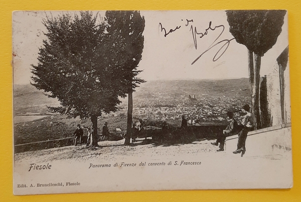 Cartolina Fiesole - Panorama di Firenze dal convento di S. …