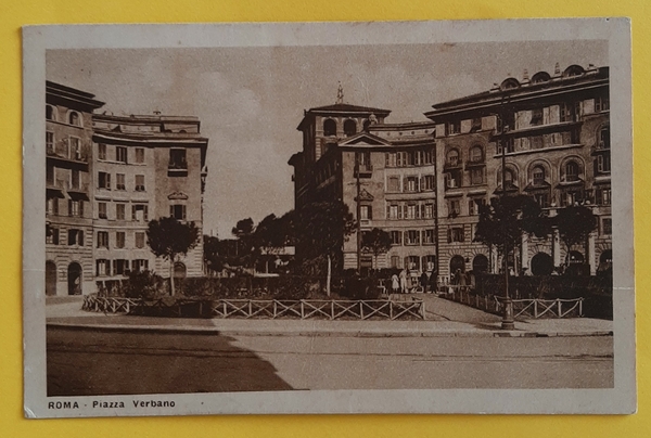 Cartolina Roma - Piazza Verbano - 1926