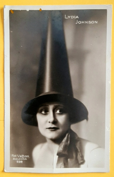 Cartolina Lydia Johnson - 1900