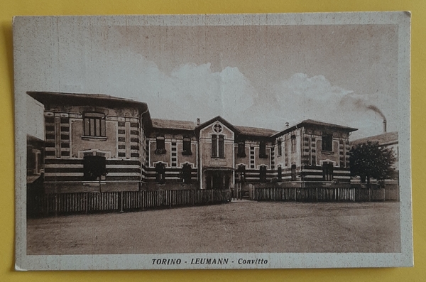 Cartolina Torino - Leumann - Convitto - 1922