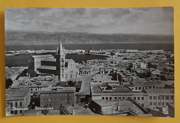 Cartolina Messina - Panorama - 1929