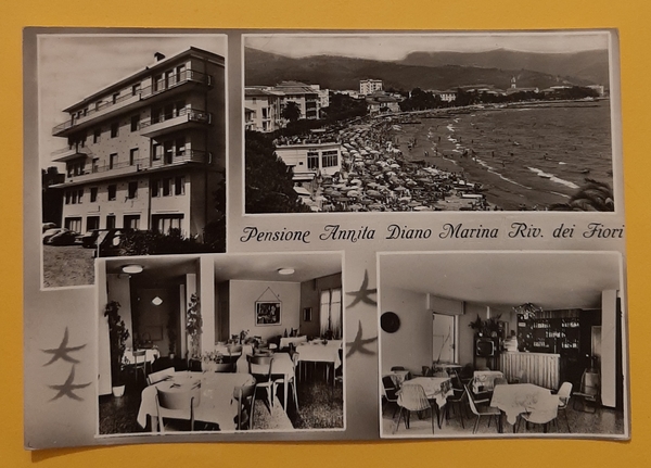 Cartolina Pensione Annita - Diano Marina - Riv. dei Fiori …