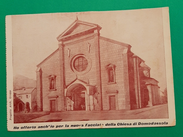 Cartolina Chiesa di Domodossola - 1972