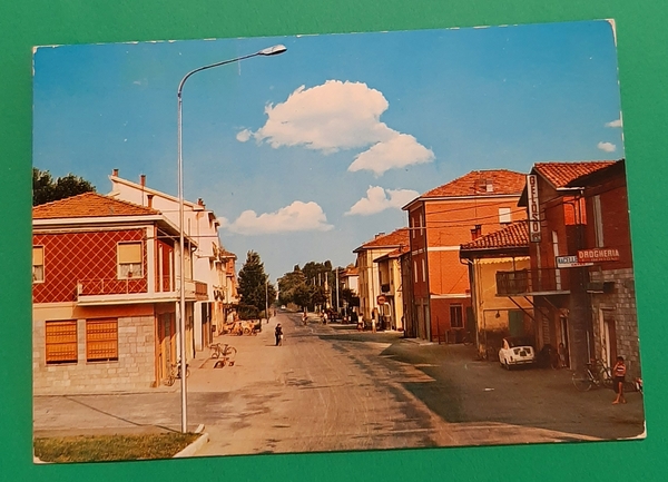 Cartolina Manzolino - Via N. Sauro - 1971