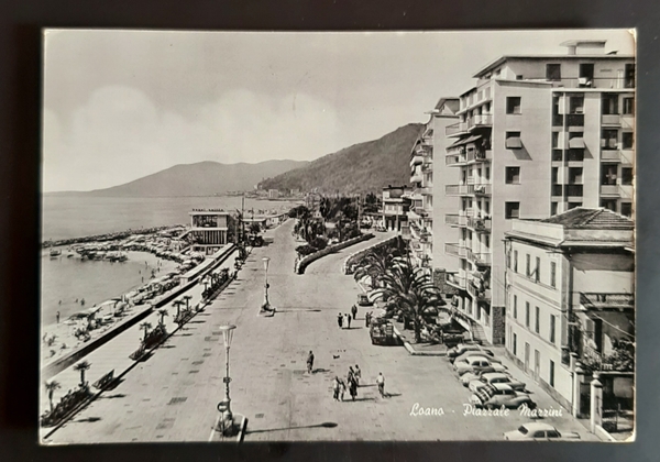 Cartolina Loano - Piazzale Mazzini - Riviera delle Palme - …