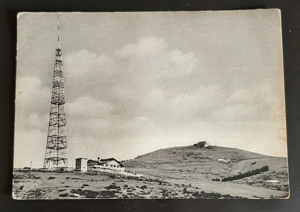 Cartolina Monte Penice - Stazione Televisione - 1953