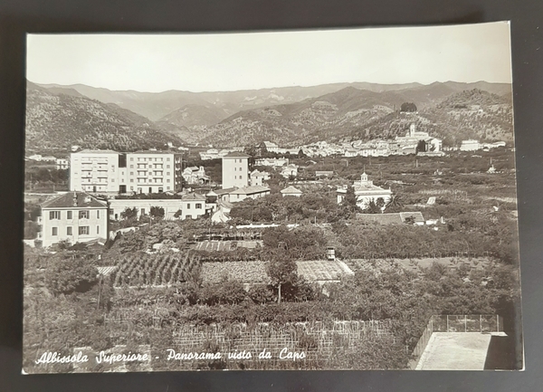 Cartolina Albissola Superiore - Panorama visto da Capo - 1951