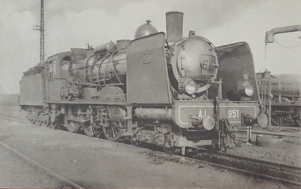 Cartolina Ferrovie - Locomotives 151 - Réseau De L' Est …