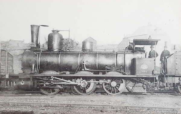 Cartolina Ferrovie - Locomotives De L' Etat - Machine 3103