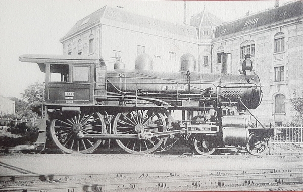 Cartolina Ferrovie - Locomotives De L' Etat - Machine n …