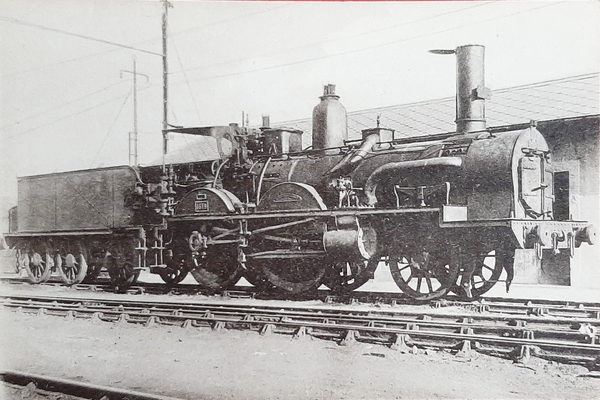 Cartolina Ferrovie - Locomotives Du Midi - Machine n 1619