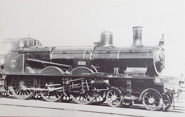 Cartolina Ferrovie - Locomotives De L' Ouest - Machine 2702