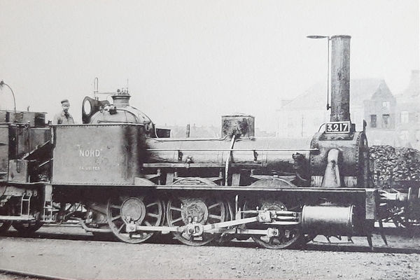 Cartolina Ferrovie - Locomotives Du Nord - Machine n 3217