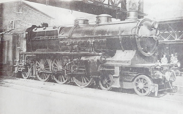 Cartolina Ferrovie - Locomotives Du Nord - Machine n 3.1201