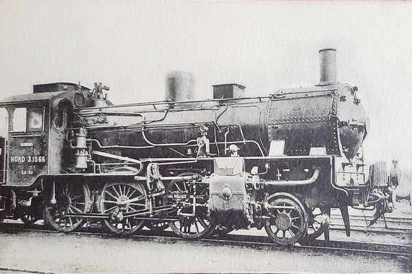 Cartolina Ferrovie - Locomotives Du Nord - Machine n 3.1566