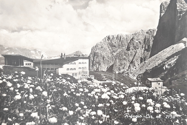 Cartolina Rifugio CIR Selva Gardena - Bolzano - 1952