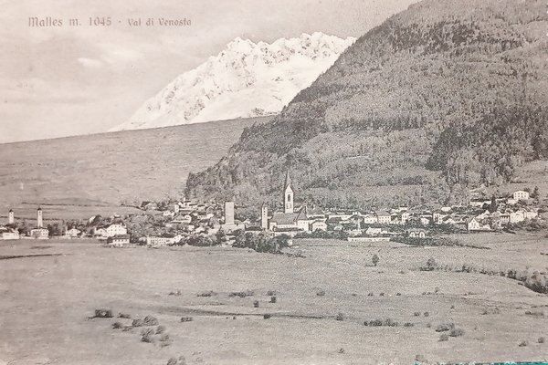 Cartolina - Malles - Val di Venosta - 1928