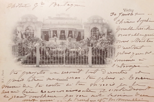 Cartolina - Francia - Vichy - Casino - 1900