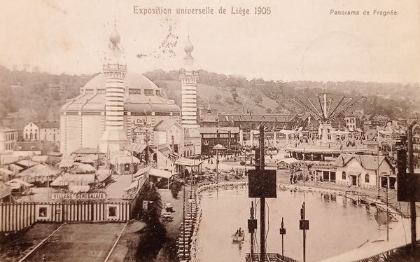 Cartolina - Belgio - Panorama de Fragnée - Exposition universelle …