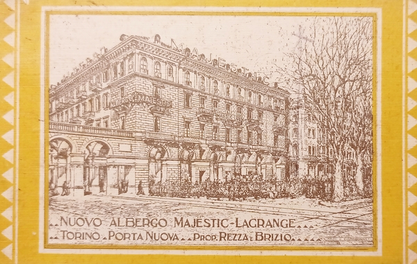 Cartolina - Nuovo Albergo Majestic - Lagrange - Torino - …