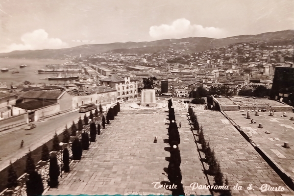 Cartolina - Trieste - Panorama da S. Giusto - 1963