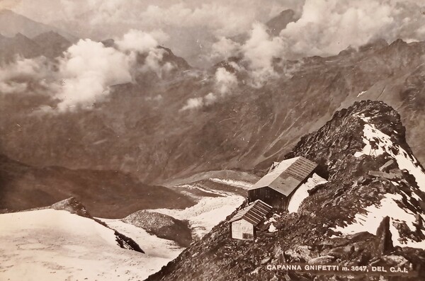 Cartolina - Capanna Gnifetti - 1950 ca.