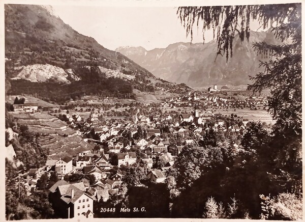 Cartolina - Svizzera - Mels - 1940