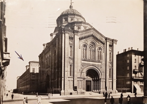 Cartolina - Bologna - Chiesa del Sacro Cuore - 1949