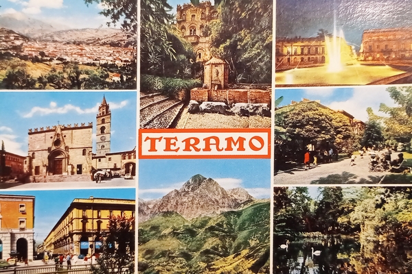Cartolina - Teramo - Vedute diverse - 1966