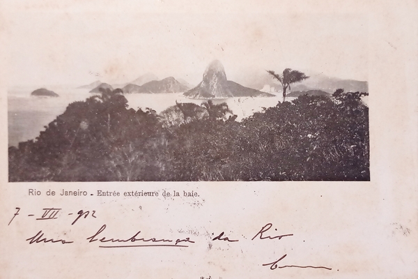 Cartolina - Rio de Janeiro - Entree extérieure de la …