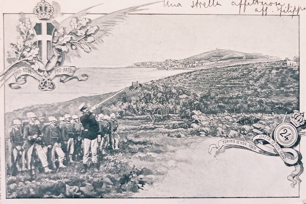Cartolina Militare - Pro Rege - Pro Patria - Gaeta …