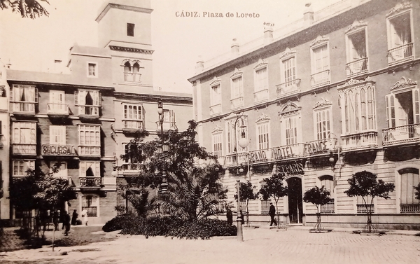 Cartolina - Spagna - Cádiz - Plaza de Loreto - …