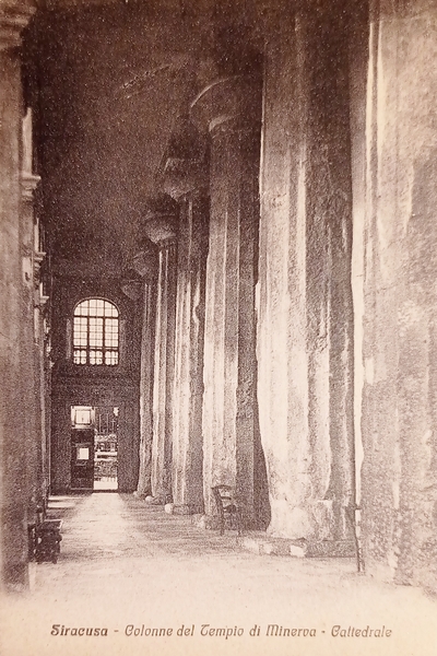 Cartolina - Siracusa - Colonne del Tempio di Minerva - …