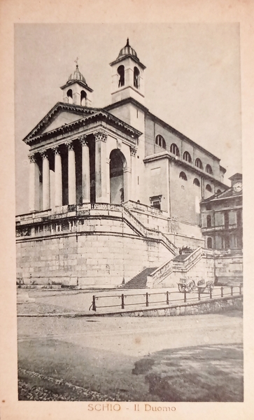 Cartolina - Schio - Il Duomo - 1929