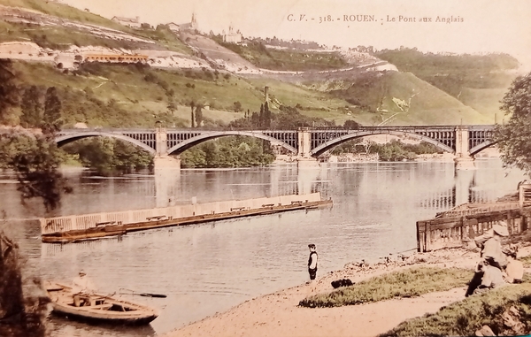 Cartolina - Francia - Rouen - Le Pont aux Anglais …