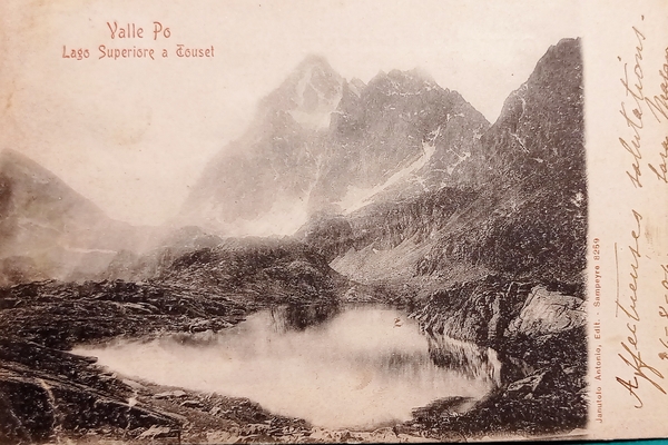 Cartolina - Valle Po - Lago Superiore a Touset - …