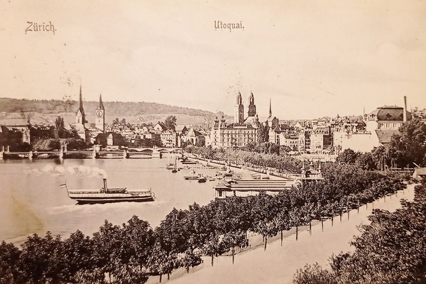 Cartolina - Svizzera - Zurigo - Utoquai - 1906