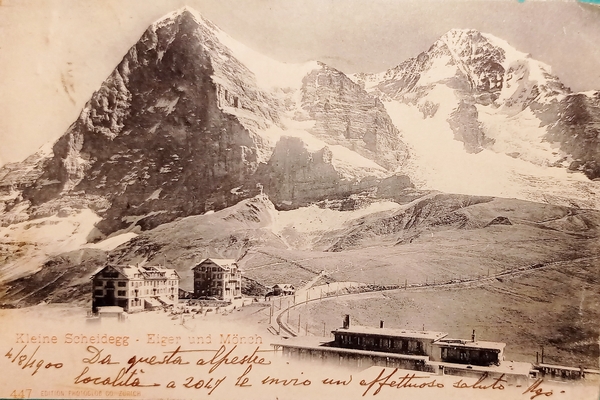 Cartolina - Svizzera - Kleine Scheidegg - Eiger und Mönch …